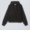 Boxy Graphic Zip Hoodie – Asxll Boxy Graphic Zip Hoodie – Asxll