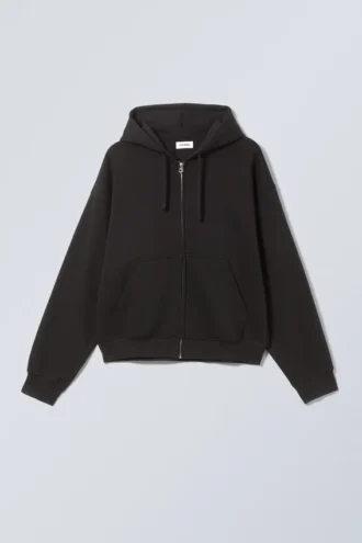 Boxy Graphic Zip Hoodie – Asxll