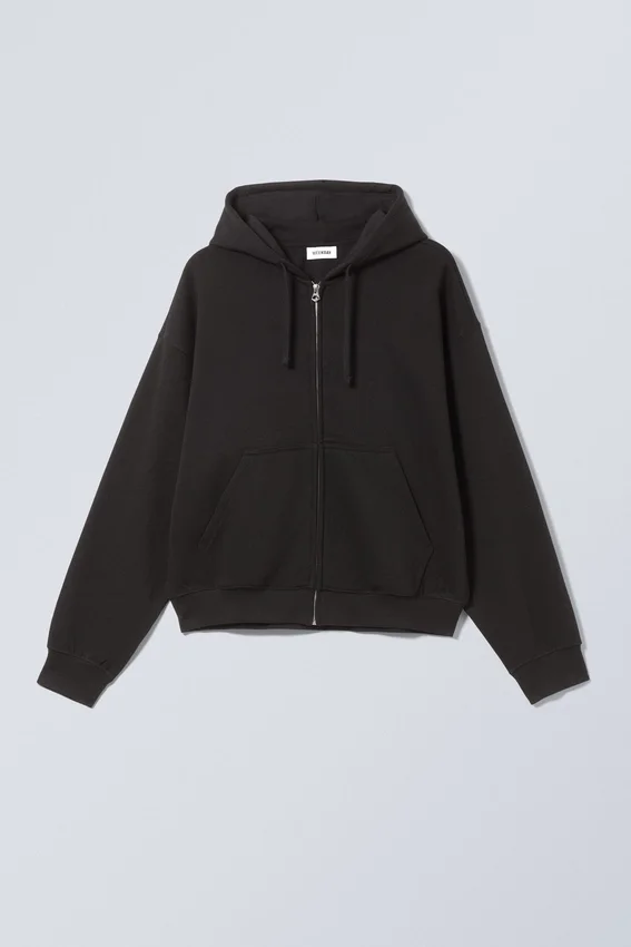 Boxy Graphic Zip Hoodie – Asxll Boxy Graphic Zip Hoodie – Asxll