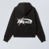 Boxy Graphic Zip Hoodie – Asxll Boxy Graphic Zip Hoodie – Asxll