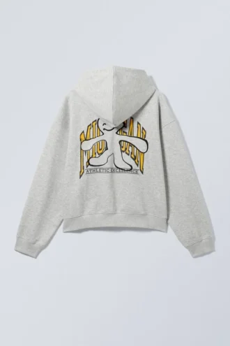 Boxy Graphic Zip Hoodie – Athletic Excel Man