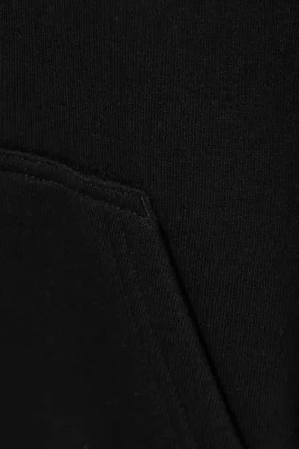 Boxy Heavyweight Hoodie – Black