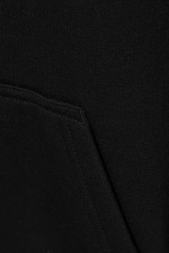 Boxy Heavyweight Hoodie – Black Boxy Heavyweight Hoodie – Black