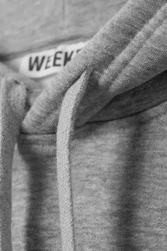 Boxy Heavyweight Hoodie – Grey Melange Boxy Heavyweight Hoodie – Grey Melange