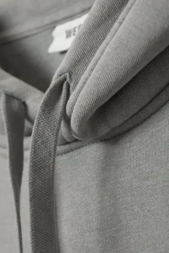Boxy Heavyweight Hoodie – Washed Dusty Grey