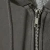 Boxy Heavyweight Zip Hoodie – Dark Grey