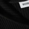 Boxy Knitted Hoodie – Black Boxy Knitted Hoodie – Black