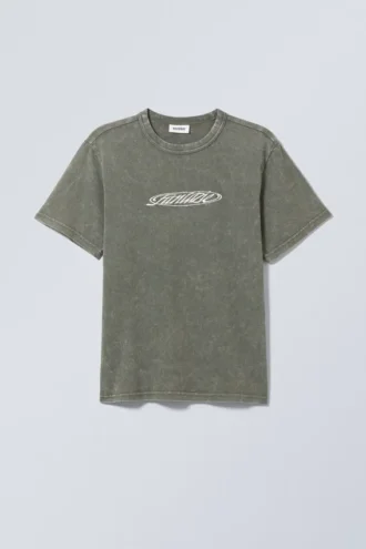 Boxy Lightweight Graphic T-Shirt – Fantazie