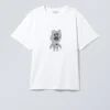 Boxy Lightweight Graphic T-Shirt – White – Duct Tape Bear Boxy Lightweight Graphic T-Shirt – White – Duct Tape Bear