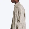 Boxy Long-Sleeved Cotton Poplin Shirt – Beige Check Boxy Long-Sleeved Cotton Poplin Shirt – Beige Check