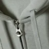 Boxy Midweight Zip Hoodie – Dusty Grey Boxy Midweight Zip Hoodie – Dusty Grey