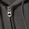 Boxy Midweight Zip Hoodie – off Black Boxy Midweight Zip Hoodie – off Black