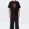 Boxy Printed Graphic T-Shirt – Black – Heart of Energy Boxy Printed Graphic T-Shirt – Black – Heart of Energy