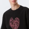 Boxy Printed Graphic T-Shirt – Black – Heart of Energy Boxy Printed Graphic T-Shirt – Black – Heart of Energy