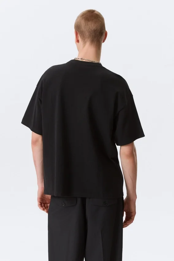 Boxy Printed Graphic T-Shirt – Black – Heart of Energy Boxy Printed Graphic T-Shirt – Black – Heart of Energy