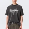 Boxy Printed Graphic T-Shirt – Black – Heartbeat Boxy Printed Graphic T-Shirt – Black – Heartbeat