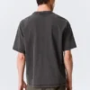 Boxy Printed Graphic T-Shirt – Black – Heartbeat Boxy Printed Graphic T-Shirt – Black – Heartbeat