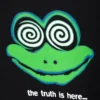 Boxy Printed Graphic T-Shirt – Black – the Frog is Here Boxy Printed Graphic T-Shirt – Black – the Frog is Here