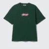 Boxy Printed Graphic T-Shirt – Dark Green – Fntsy Boxy Printed Graphic T-Shirt – Dark Green – Fntsy