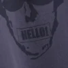 Boxy Printed Graphic T-Shirt – Dark Purple – Hello Man Boxy Printed Graphic T-Shirt – Dark Purple – Hello Man