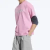 Boxy Printed Graphic T-Shirt – Pink Boxy Printed Graphic T-Shirt – Pink