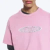 Boxy Printed Graphic T-Shirt – Pink Boxy Printed Graphic T-Shirt – Pink
