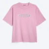 Boxy Printed Graphic T-Shirt – Pink Boxy Printed Graphic T-Shirt – Pink
