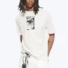 Boxy Printed Graphic T-Shirt – White – Tears Boxy Printed Graphic T-Shirt – White – Tears