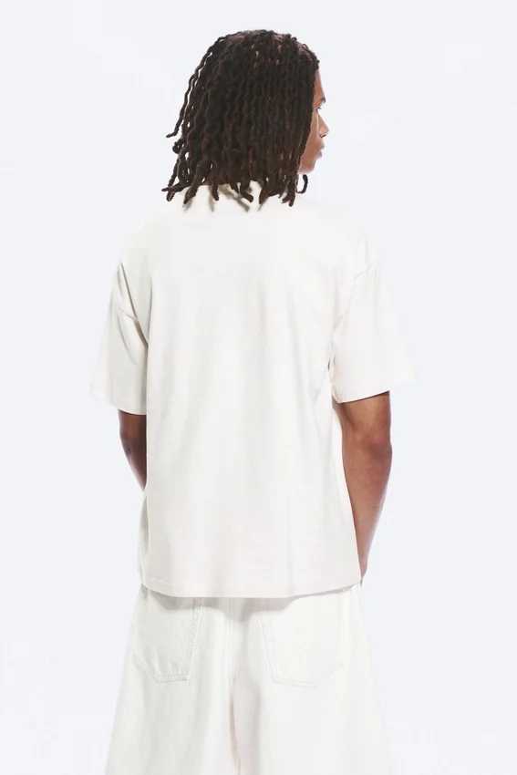 Boxy Printed Graphic T-Shirt – White – Tears Boxy Printed Graphic T-Shirt – White – Tears