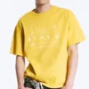 Boxy Printed Graphic T-Shirt – Yellow – Italy Boxy Printed Graphic T-Shirt – Yellow – Italy