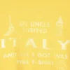 Boxy Printed Graphic T-Shirt – Yellow – Italy Boxy Printed Graphic T-Shirt – Yellow – Italy