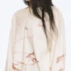 Boxy Printed Long-Sleeved Top – Light Beige – Street Print Boxy Printed Long-Sleeved Top – Light Beige – Street Print
