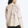 Boxy Printed Long-Sleeved Top – Light Beige – Street Print Boxy Printed Long-Sleeved Top – Light Beige – Street Print