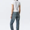 Boxy Printed Short-Sleeved T-Shirt – White – Misty Face Boxy Printed Short-Sleeved T-Shirt – White – Misty Face
