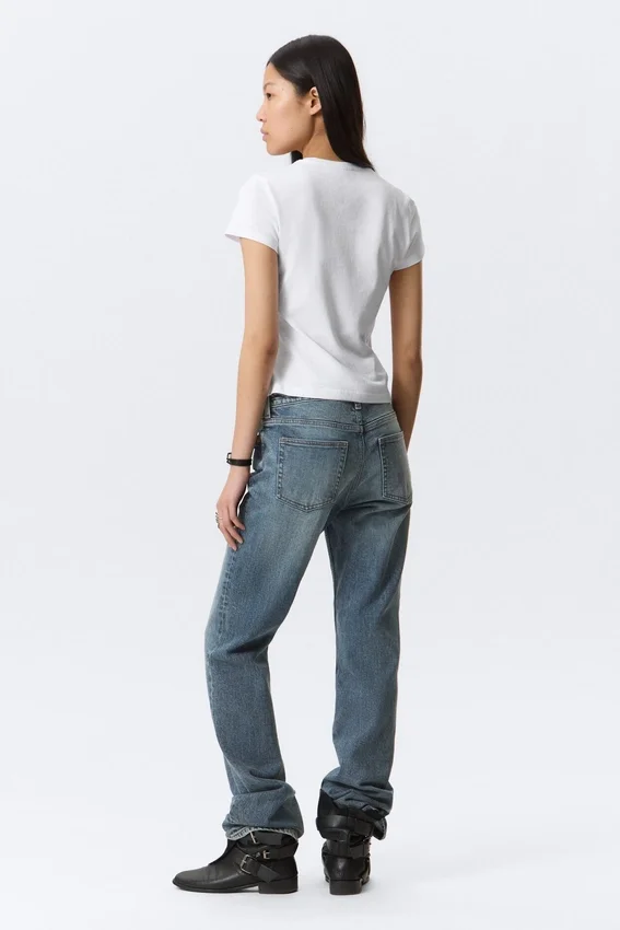 Boxy Printed Short-Sleeved T-Shirt – White – Misty Face Boxy Printed Short-Sleeved T-Shirt – White – Misty Face