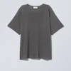 Boxy Relaxed T-Shirt – Dark Grey Boxy Relaxed T-Shirt – Dark Grey