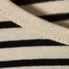 Boxy Sleeve T-Shirt – Striped Black Boxy Sleeve T-Shirt – Striped Black