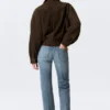 Boxy Suede Zip Jacket – Dark Brown Boxy Suede Zip Jacket – Dark Brown