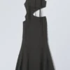 Braided Cut-Out Maxi Dress – Dark Grey Braided Cut-Out Maxi Dress – Dark Grey