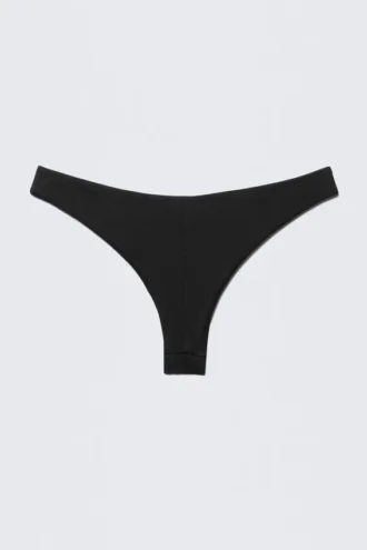 Brazilian Cut Bikini Bottoms – Black