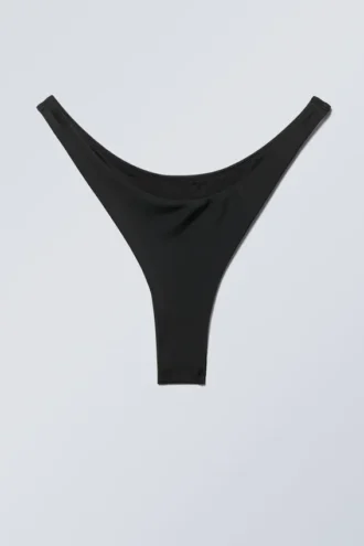 Brazilian Mini Bikini Bottom – Black
