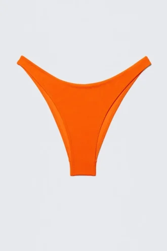 Brazilian Mini Bikini Bottom – Bright Orange