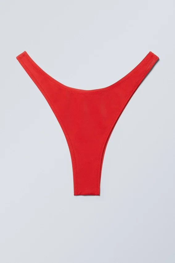 Brazilian Mini Bikini Bottom – Bright Red Brazilian Mini Bikini Bottom – Bright Red