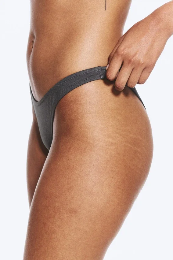 Brazilian Mini Bikini Bottom – Dark Grey Brazilian Mini Bikini Bottom – Dark Grey