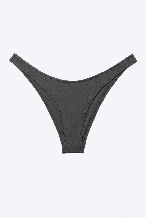 Brazilian Mini Bikini Bottom – Dark Grey Brazilian Mini Bikini Bottom – Dark Grey