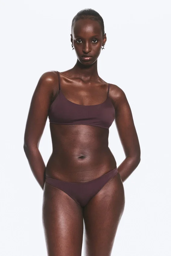 Brazilian Mini Bikini Bottom – Dark Red Brazilian Mini Bikini Bottom – Dark Red