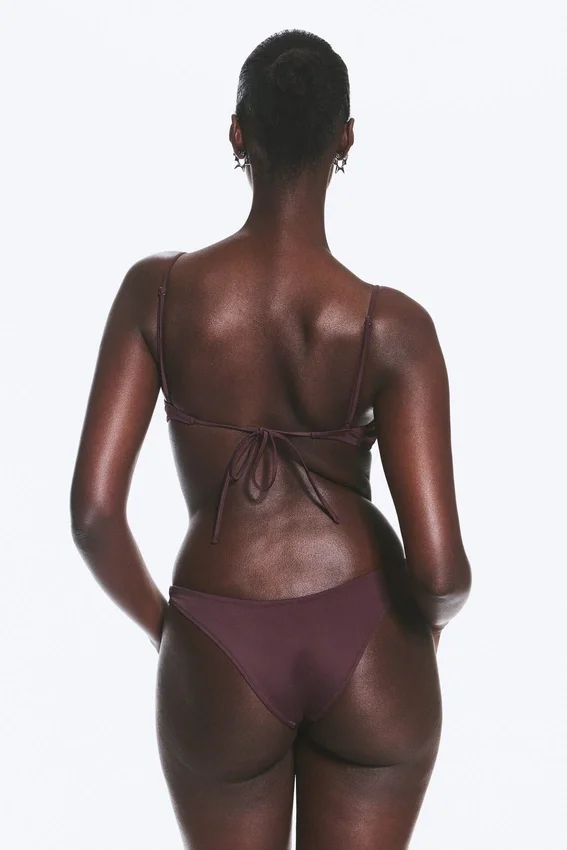 Brazilian Mini Bikini Bottom – Dark Red Brazilian Mini Bikini Bottom – Dark Red