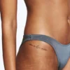 Brazilian Mini Bikini Bottom – Dusty Blue – Shimmer Brazilian Mini Bikini Bottom – Dusty Blue – Shimmer