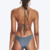 Brazilian Mini Bikini Bottom – Dusty Blue – Shimmer Brazilian Mini Bikini Bottom – Dusty Blue – Shimmer