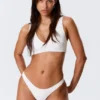 Brazilian Mini Bikini Bottom – White Brazilian Mini Bikini Bottom – White